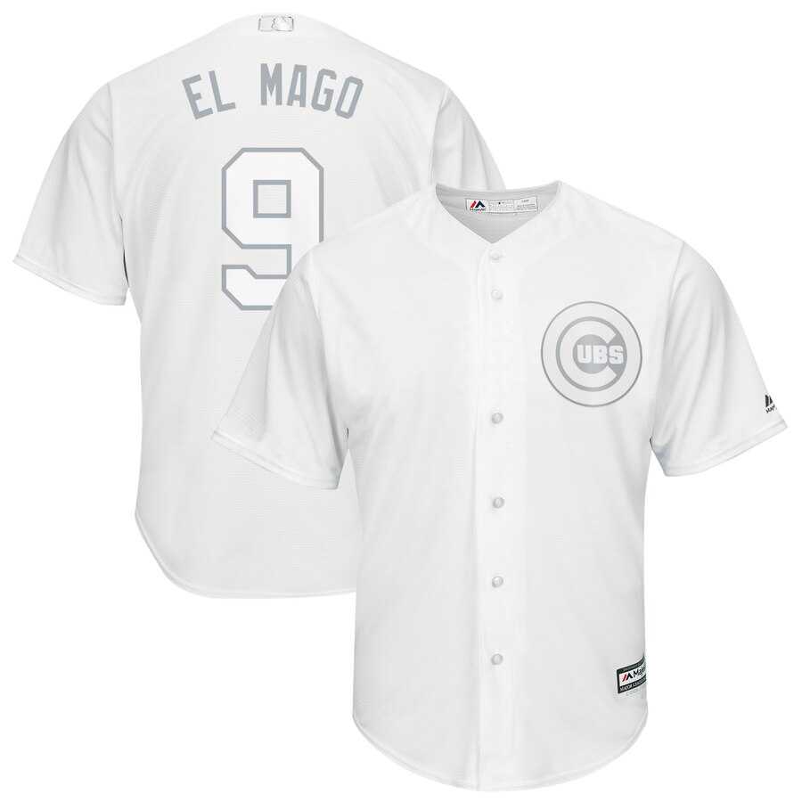 Cubs 9 Javier Baez El Mago White 2019 Players' Weekend Player Jersey Dzhi,We sell and wholesale Cubs 9 Javier Baez El Mago White 2019 Players' Weekend Player Jersey Dzhi on line form chian!